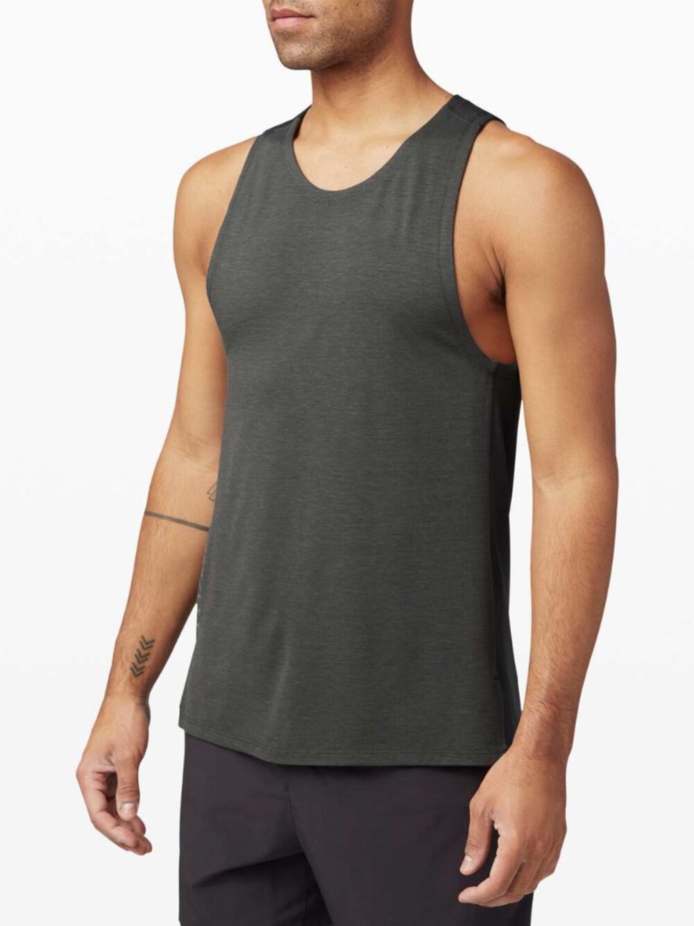 Lululemon Men's Always Agile Graphite Grey Tank Top M-L?